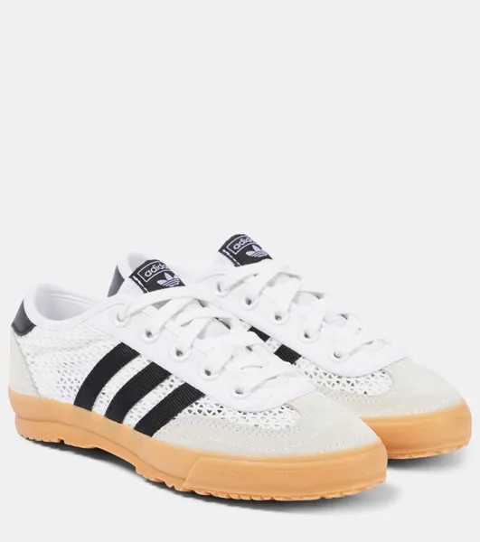Туфли для настольного тенниса с замшевой отделкой Adidas, цвет ftwr white/core black/gum 1