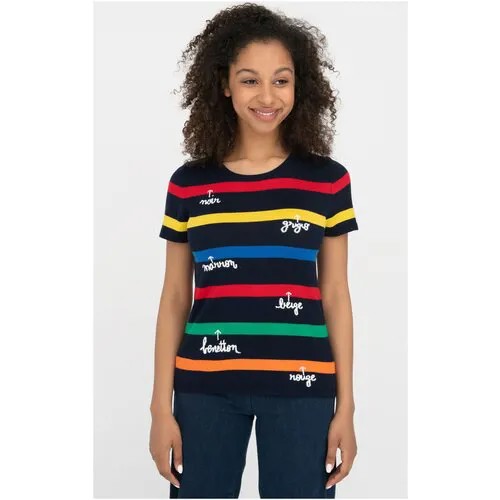 Джемпер с коротким рукавом United Colors of Benetton женский 22P-1094E1L19-912-M
