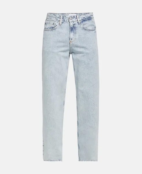 Прямые джинсы Calvin Klein Jeans, светло-синий