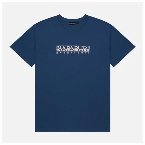 Женская футболка Napapijri S-Box синий, Размер S