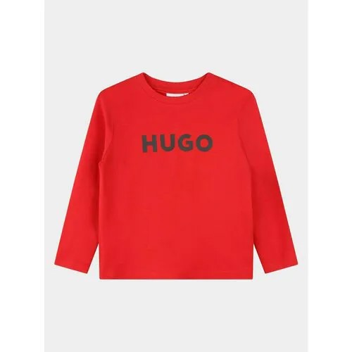 Лонгслив HUGO, размер 14Y [METY], красный