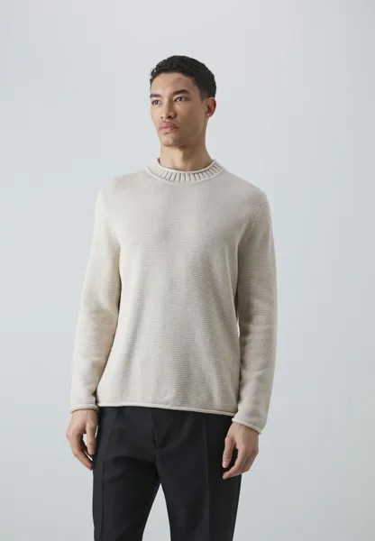 Вязаный свитер ROLLED HEM SWEATER Filippa K, цвет light beige