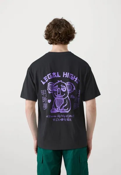 Футболка с принтом LEGAL HIGHS UNISEX Edwin, черный