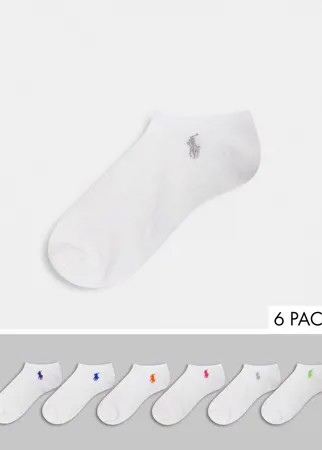 Набор из 6 пар спортивных носков с амортизирующим эффектом Polo Ralph Lauren-Мульти
