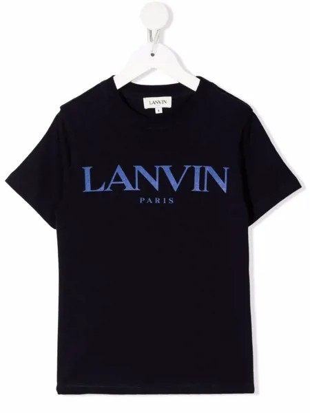 LANVIN Enfant футболка с логотипом