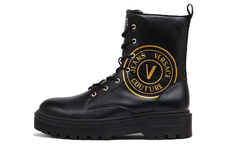 Ботильоны мужские черные Versace Jeans
