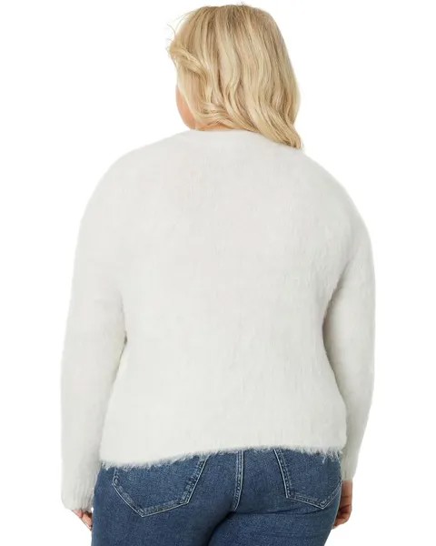 Свитер Madewell Plus Brushed Ralph V-Neck Pullover, цвет Heather Smoke