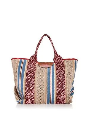 Женская сумка-тоут SEE BY CHLOE бежевого цвета с логотипом Laetizia и двойным плоским ремешком, кошелек