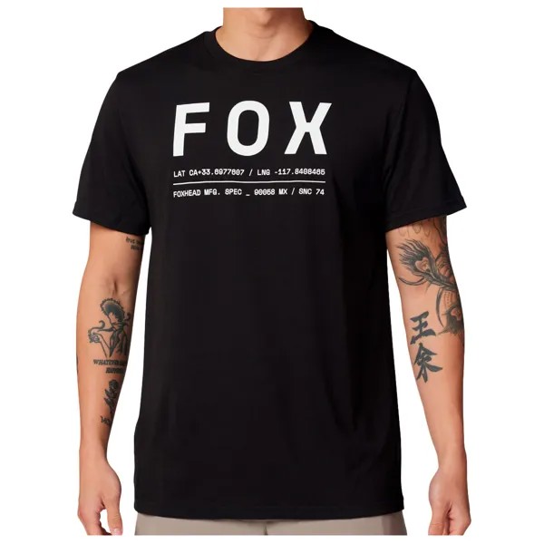 Функциональная рубашка Fox Racing Non Stop S/S Tech Tee, черный