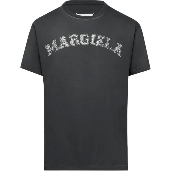 Футболка женская черная Maison Margiela