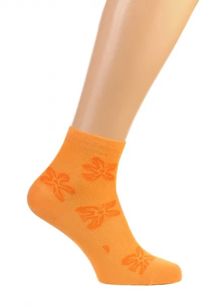 Комплект носков женских Пингонс 10В3 оранжевых 25