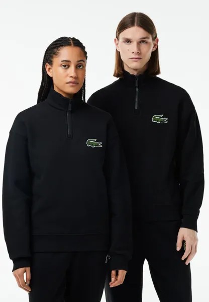 Толстовка HALFZIP HIGH UNISEX Lacoste, цвет black