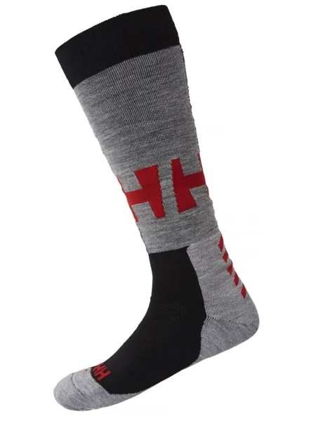 Носки Helly Hansen ALPINE SOCK MEDIUM унисекс, размер 36-38, чёрные, 1 пара