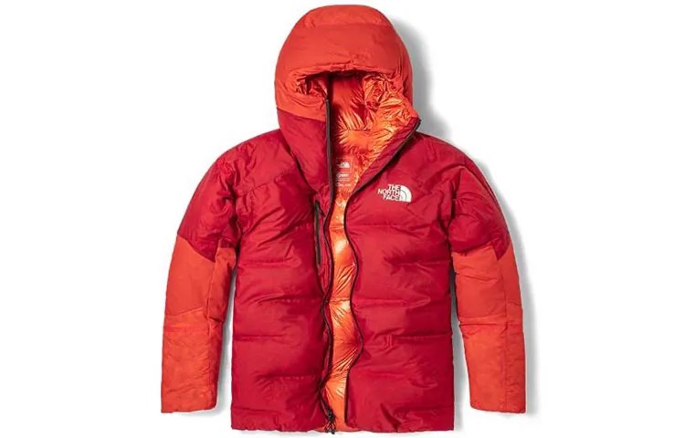 Пуховик мужской красный The North Face, красный