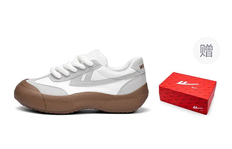 Кроссовки WARRIOR Lifestyle Shoes Unisex Low-top Gray, белый/серый