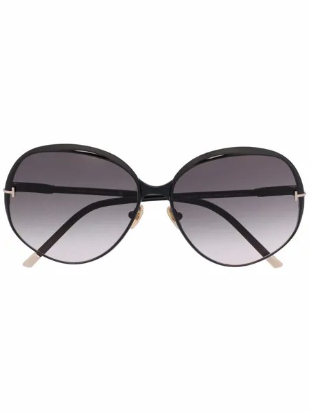 TOM FORD Eyewear солнцезащитные очки в круглой оправе