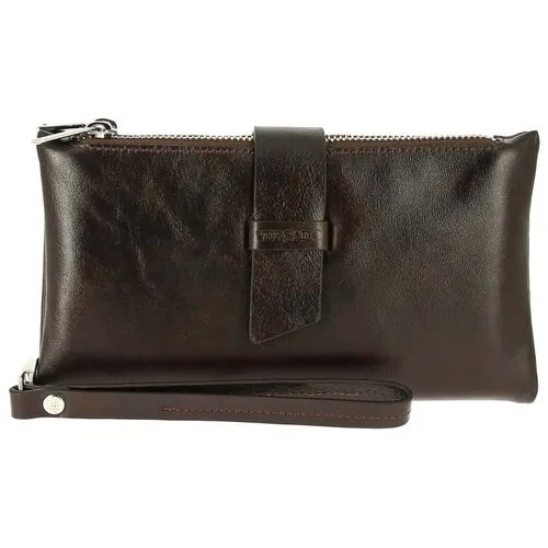 Versado Мужской клатч VD033 dark brown
