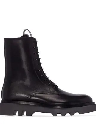 Givenchy ботинки на шнуровке в стиле милитари