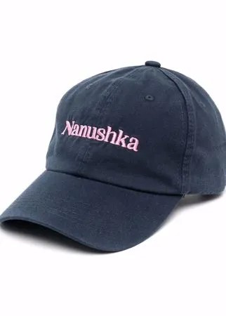Nanushka кепка с вышитым логотипом