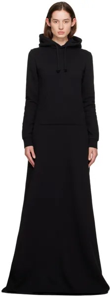 Черное платье-макси с худи Pagan Pagan Abra