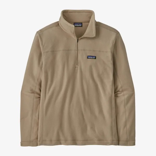 Мужской флисовый пуловер Micro D Patagonia, цвет Oar Tan