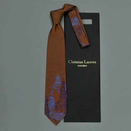 Галстук Christian Lacroix, коричневый
