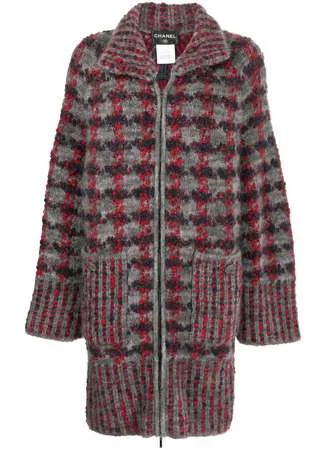 Chanel Pre-Owned вязаное пальто-кардиган 2015-го года