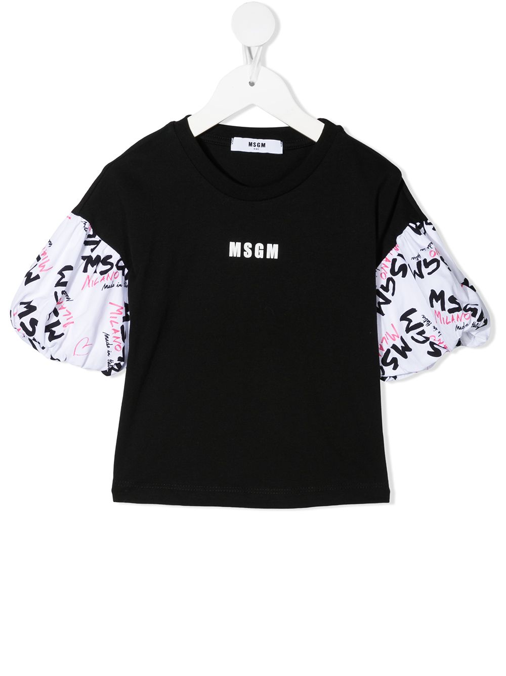 MSGM Kids футболка с короткими рукавами и логотипом