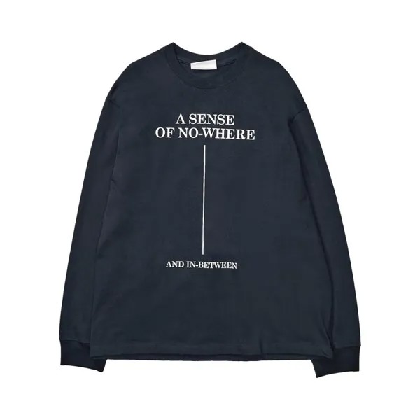 Толстовка Song For The Mute Song for the Mute A Sense of Nowhere Oversized Crewneck, черный