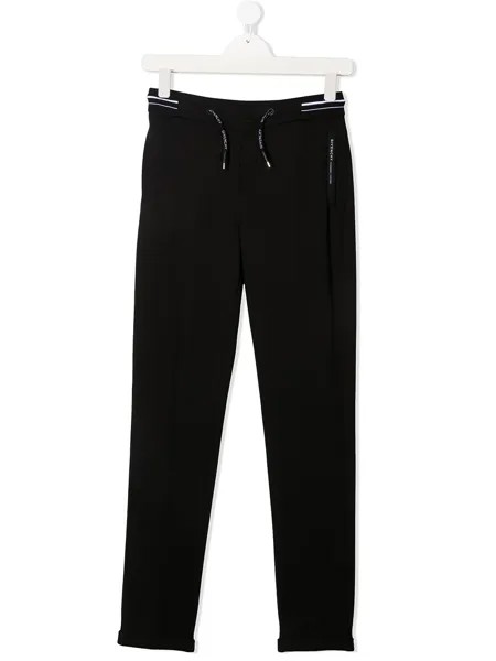 Givenchy Kids спортивные брюки с кулиской и логотипом