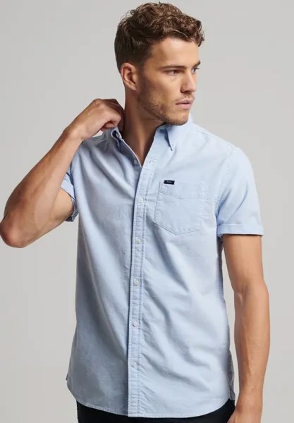 Рубашка OXFORD SHORT SLEEVE Superdry, цвет classic blue