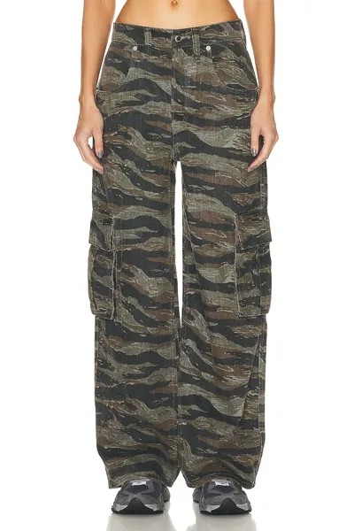 Брюки Alexander Wang Camo Bagged Out Pocket, цвет Camo