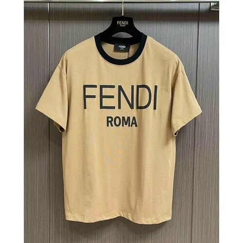 Футболка FENDI, размер M/L, бежевый