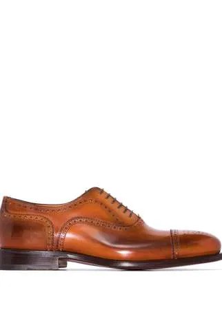 Santoni оксфорды на шнуровке
