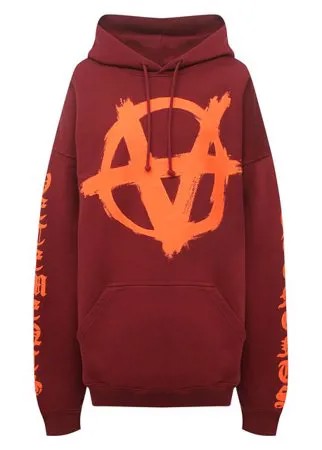 Хлопковое худи VETEMENTS
