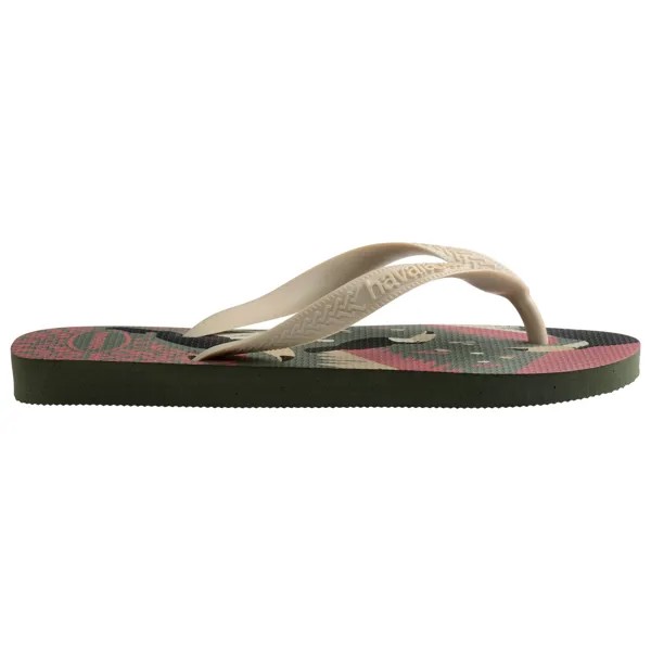 Сандалии Havaianas Women's Top Tropical Vibes, цвет Olive Green
