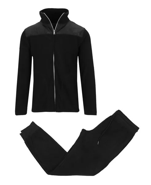 Мужской свитер jogger polar fleece matching, комплект из 2 предметов Galaxy By Harvic, черный