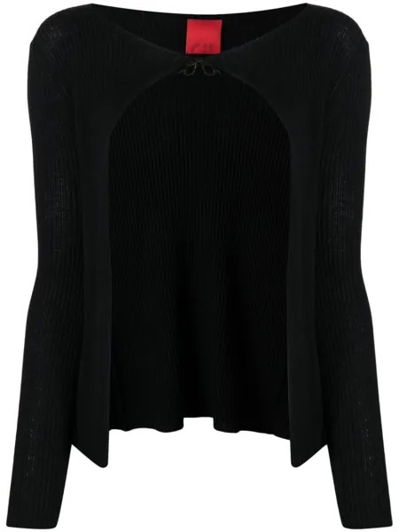 Cashmere In Love кашемировый кардиган Elen с завязками, черный