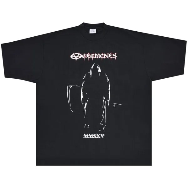 Футболка Vetements Reaper Logo T-Shirt, черный
