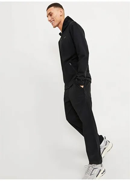 Черные мужские спортивные штаны приталенного кроя JPSTWILL JJCLOUD SEAT PANTS NOOS Jack & Jones, черный