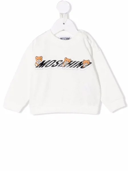 Moschino Kids толстовка с логотипом