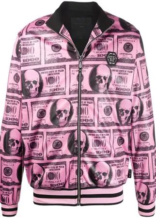 Philipp Plein бомбер Pink Paradise