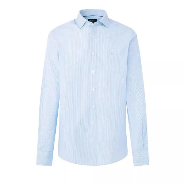 Футболка essential fine bengal stripe 513sky blue Hackett, синий
