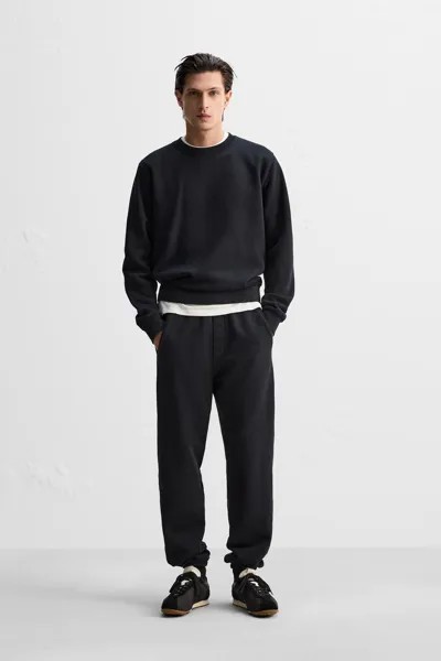 Брюки для спорта ZARA, темно-синий