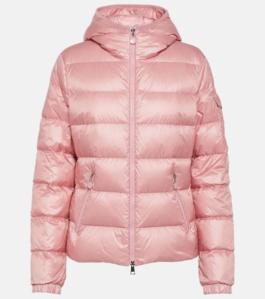 Стеганый пуховик gles Moncler, розовый