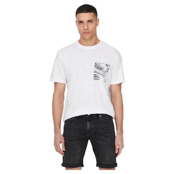 Футболка Only & Sons Perry Life, белый