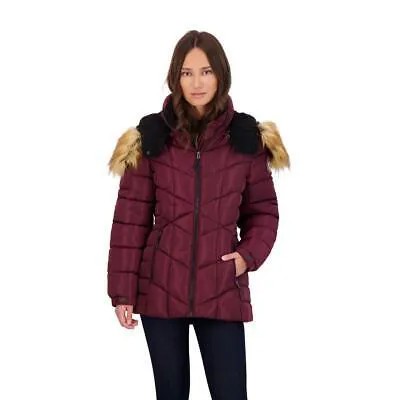 Женское пуховое пальто Reebok-Зимнее пальто с капюшоном из искусственного меха на подкладке из шерпы