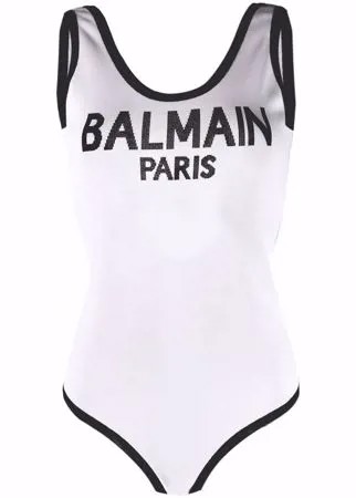 Balmain боди с логотипом