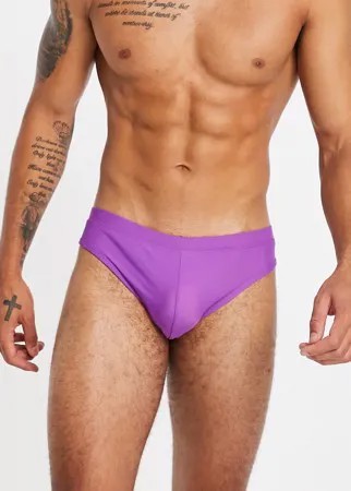 Ярко-фиолетовые плавки ASOS DESIGN-Фиолетовый цвет