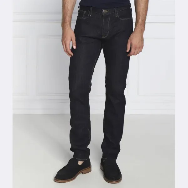 Джинсы узкого кроя j06 Emporio Armani, синий